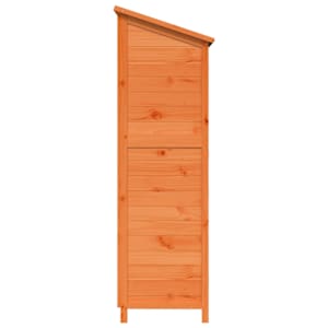 Zahradní shed Hnědá 59 x 56 x 176 cm Masivní jedlové dřevo - obrázek 6