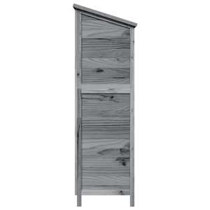Zahradní shed Šedá 106 x 56 x 176,5 cm Masivní jedlové dřevo - obrázek 6