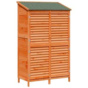 vidaXL Aiashed Pruun 106 x 56 x 176,5 cm Tugev kuusepuit