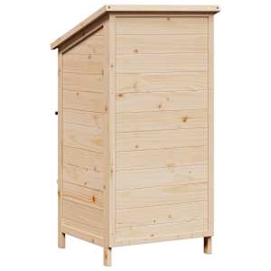 Zahradní shed Přírodní 59,5 x 56 x 113,5 cm Kompozitní dřevo - obrázek 7