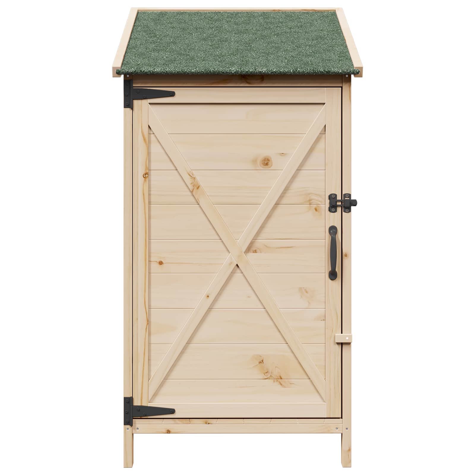 Vrtno skladišče Naravna 59,5 x 56 x 113,5 cm Inženirski les - slika 5