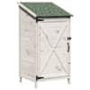 vidaXL Aiashed Valge 59,5 x 56 x 113,5 cm Tugev kuusepuit