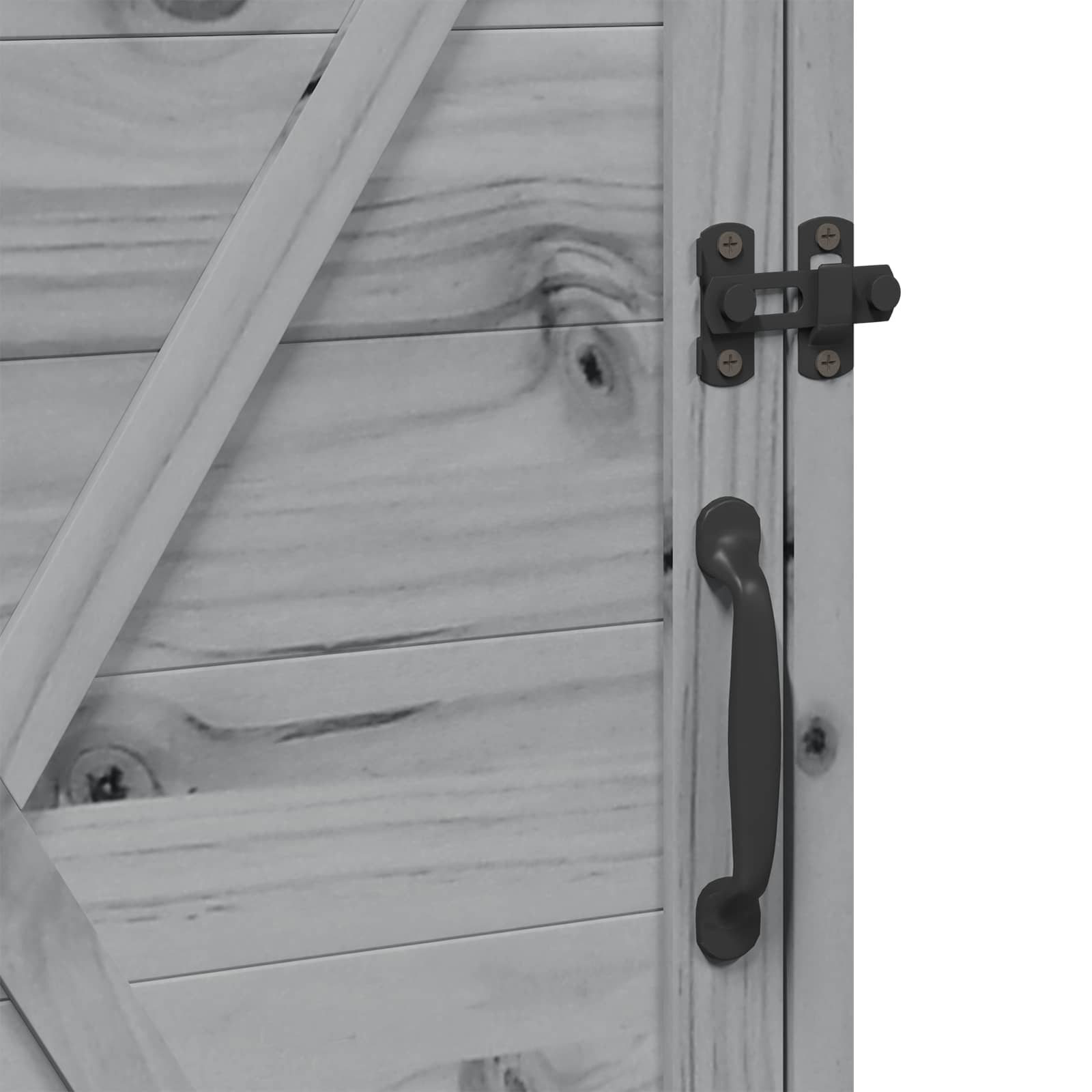 Tuinschuur Grijs 59,5 x 56 x 113,5 cm Bewerkt hout image 9