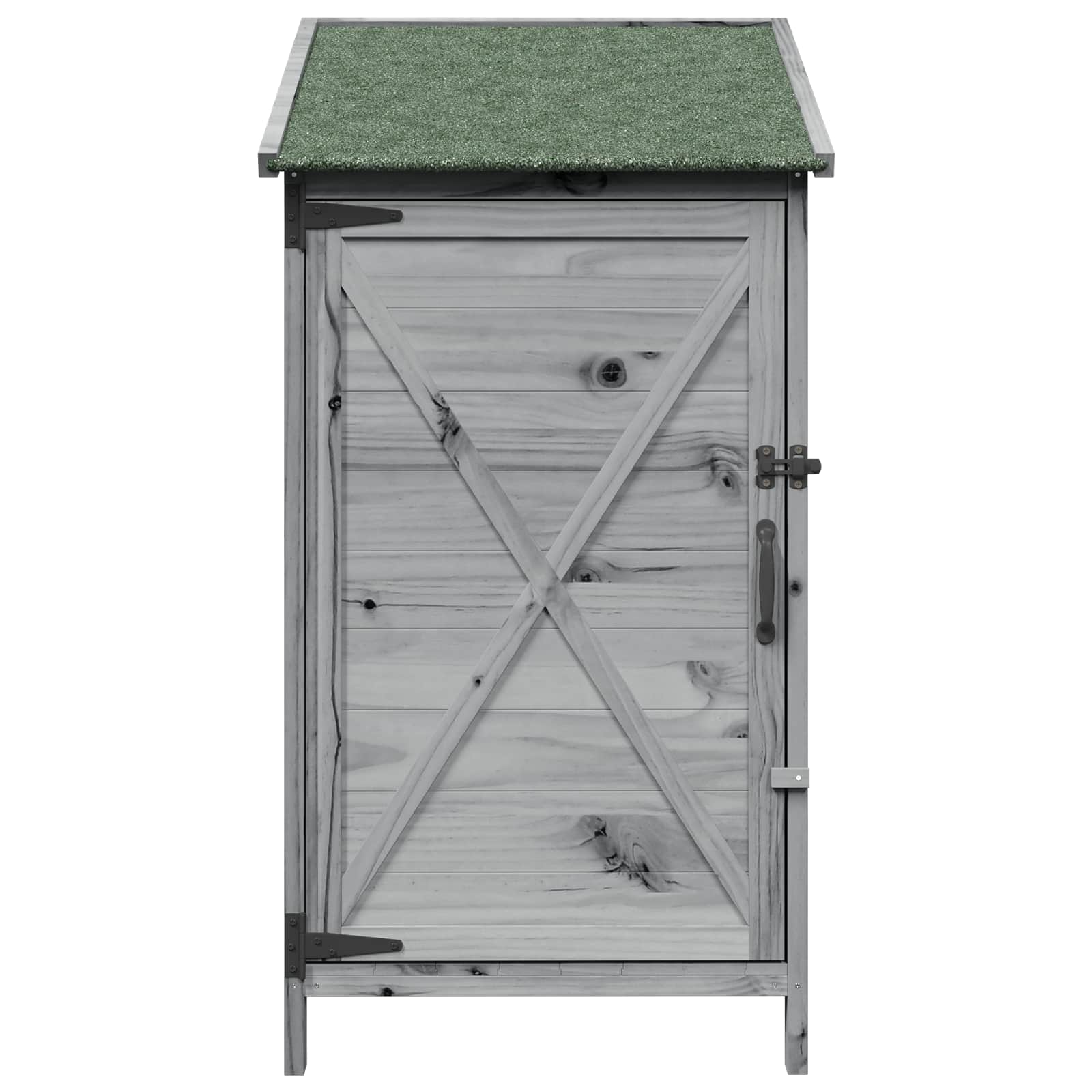 Tuinschuur Grijs 59,5 x 56 x 113,5 cm Bewerkt hout image 5