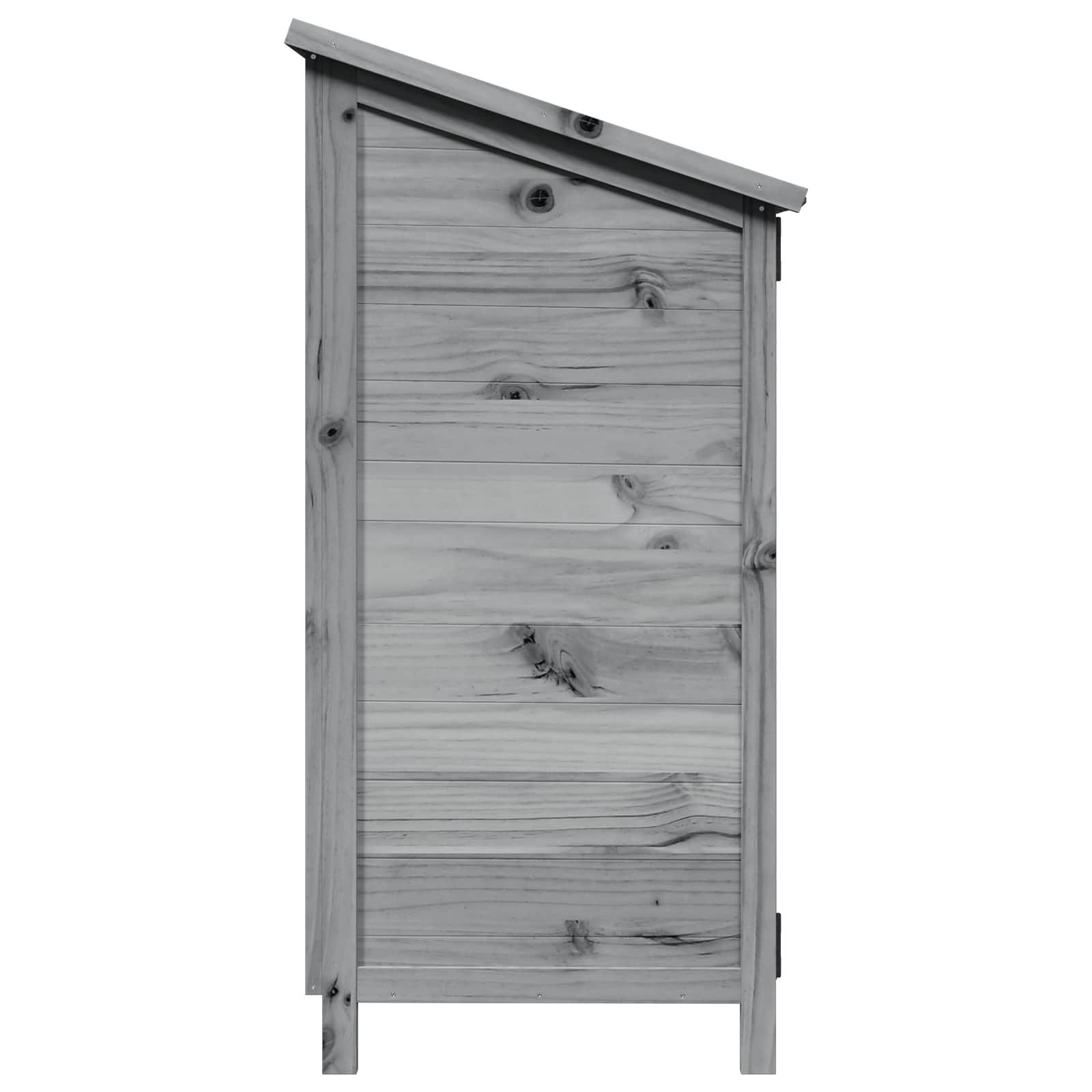 Tuinschuur Grijs 59,5 x 56 x 113,5 cm Bewerkt hout image 6