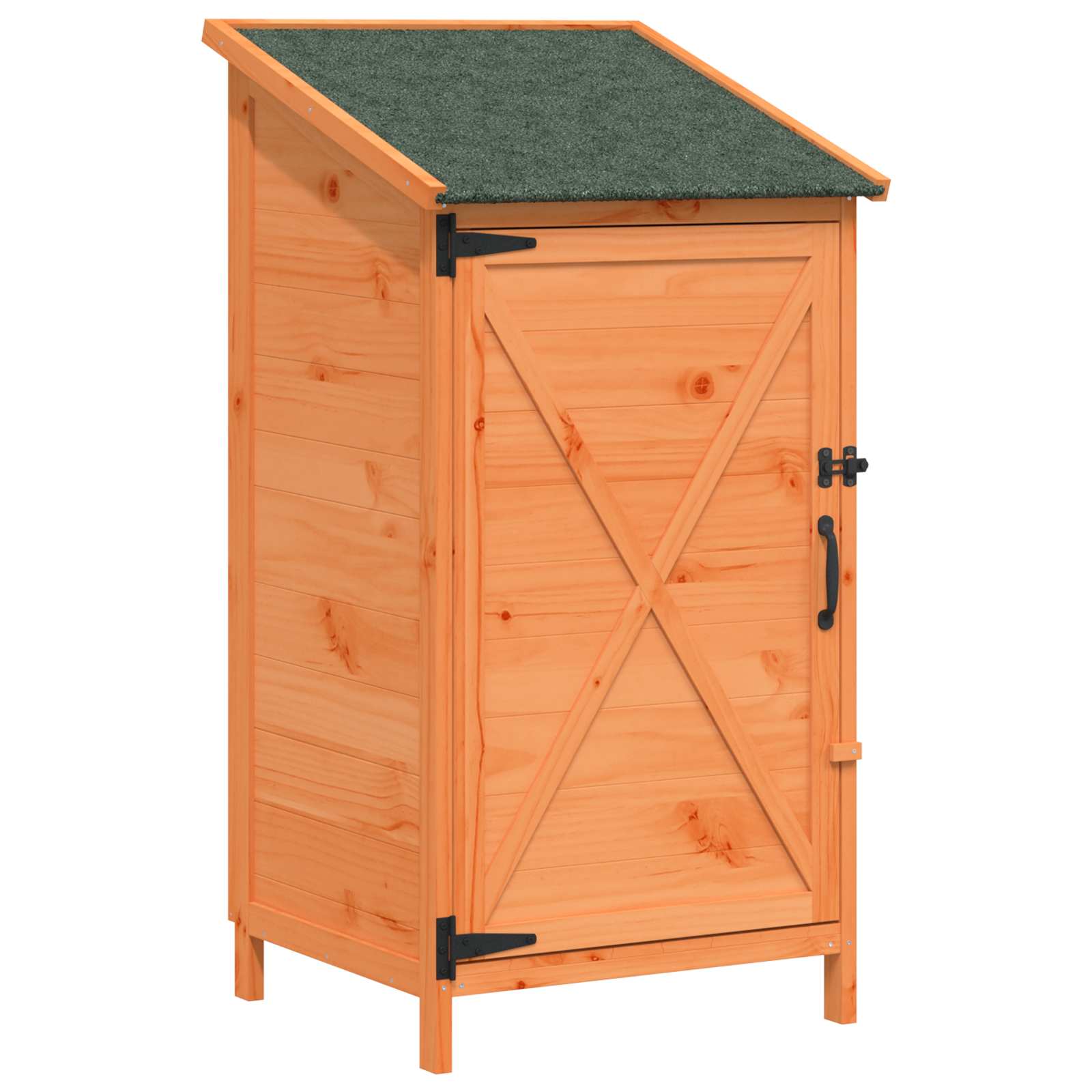 Tuinschuur Bruin 59,5 x 56 x 113,5 cm Bewerkt hout image 2