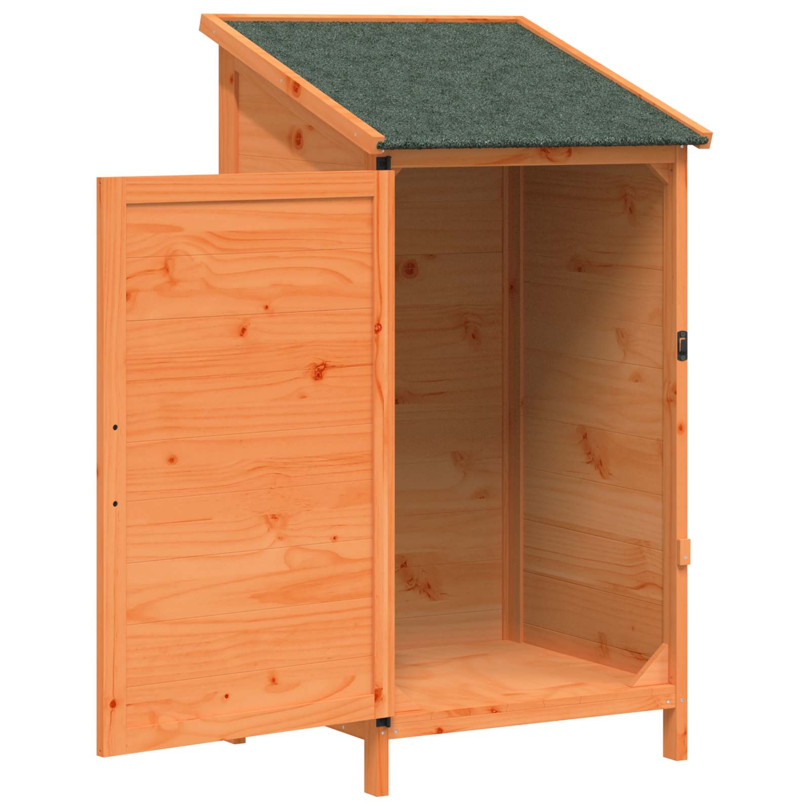 Tuinschuur Bruin 59,5 x 56 x 113,5 cm Bewerkt hout image 4