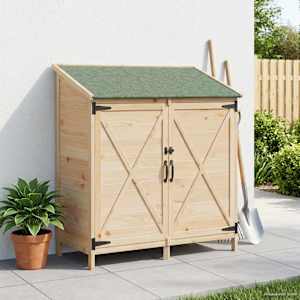 Zahradní shed se střechou Přírodní 106 x 56 x 113,5 cm - obrázek 3
