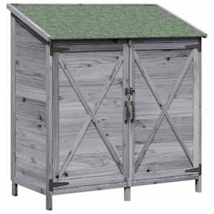 Zahradní shed Šedá 106 x 56 x 113,5 cm Kompozitní dřevo - obrázek 2