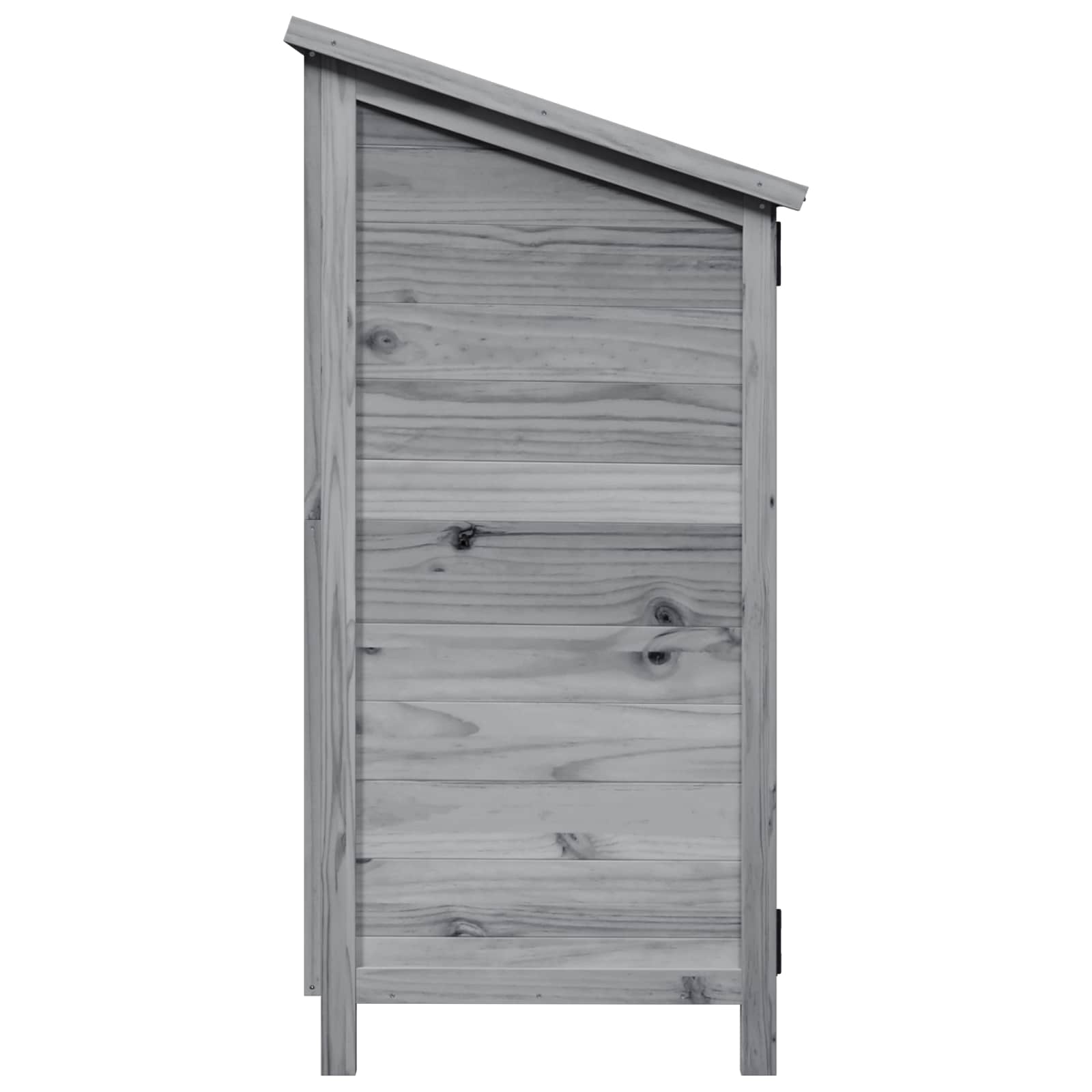 Tuinschuur Grijs 106 x 56 x 113,5 cm Bewerkt hout image 6