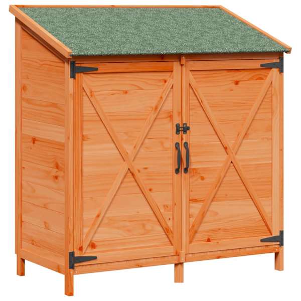 vidaXL Aiashed Pruun 106 x 56 x 113,5 cm Tugev kuusepuit