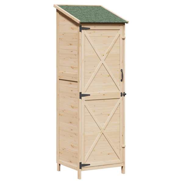 vidaXL Aiashed Naturaalne 59,5 x 56 x 176,5 cm Tugev kuusepuit