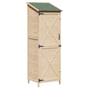Zahradní shed se střechou Přírodní 59,5 x 56 x 176,5 cm - obrázek 2