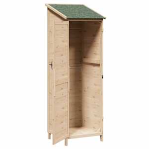 Zahradní shed se střechou Přírodní 59,5 x 56 x 176,5 cm - obrázek 4