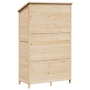 Zahradní shed se střechou Přírodní 106 x 56 x 176,5 cm - obrázek 7