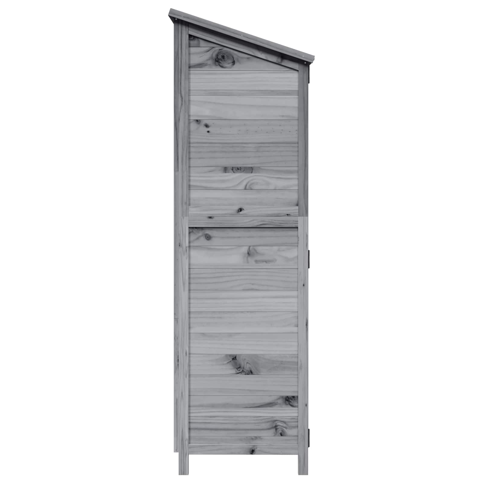 Tuinschuur Grijs 106 x 56 x 176,5 cm Bewerkt hout image 6