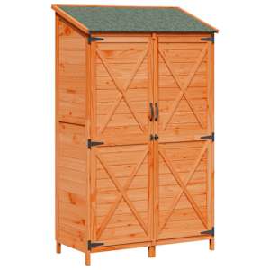 vidaXL Aiashed Pruun 106 x 56 x 176,5 cm Tugev kuusepuit