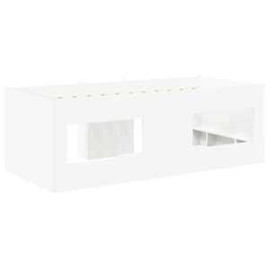 Dětská vysoká postel 2 pcs Bílá 80 x 200 cm Kompozitní dřevo - obrázek 5