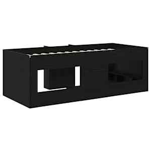 Dětská vysoká postel 2 pcs Černý dub 203 x 101,1 x 68,5 cm - obrázek 5