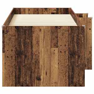 Dětská vysoká postel 2 pcs Staré dřevo 203 x 101,1 x 68,5 cm - obrázek 4