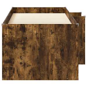 Dětská vysoká postel 2 pcs Kouřový dub 90 x 200 cm - obrázek 4