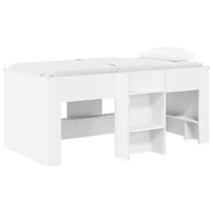 Dětská vysoká postel 2 pcs Bílá 163 x 101,1 x 68,5 cm - obrázek 2