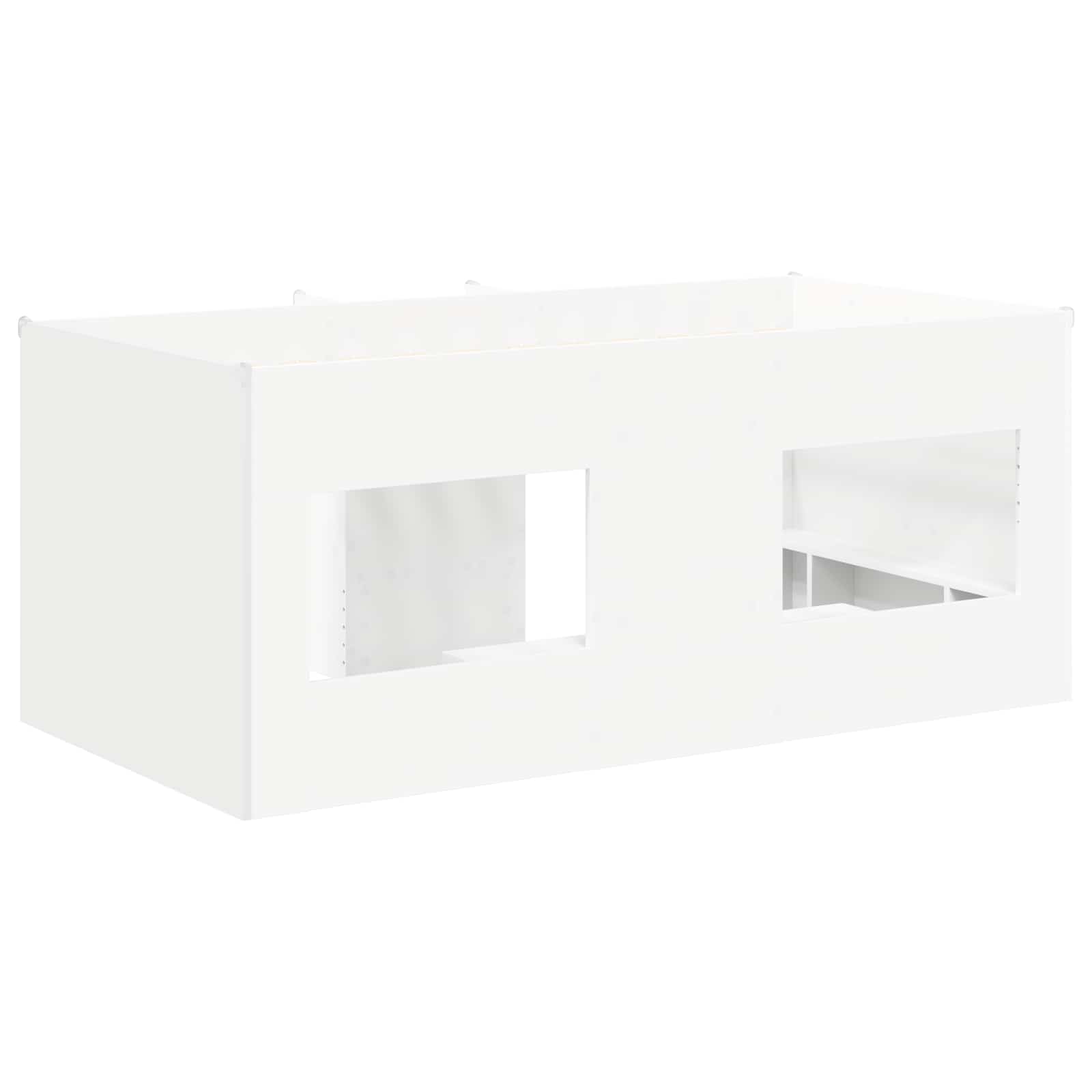 Dětská vysoká postel 2 pcs Bílá 163 x 101,1 x 68,5 cm - obrázek 5
