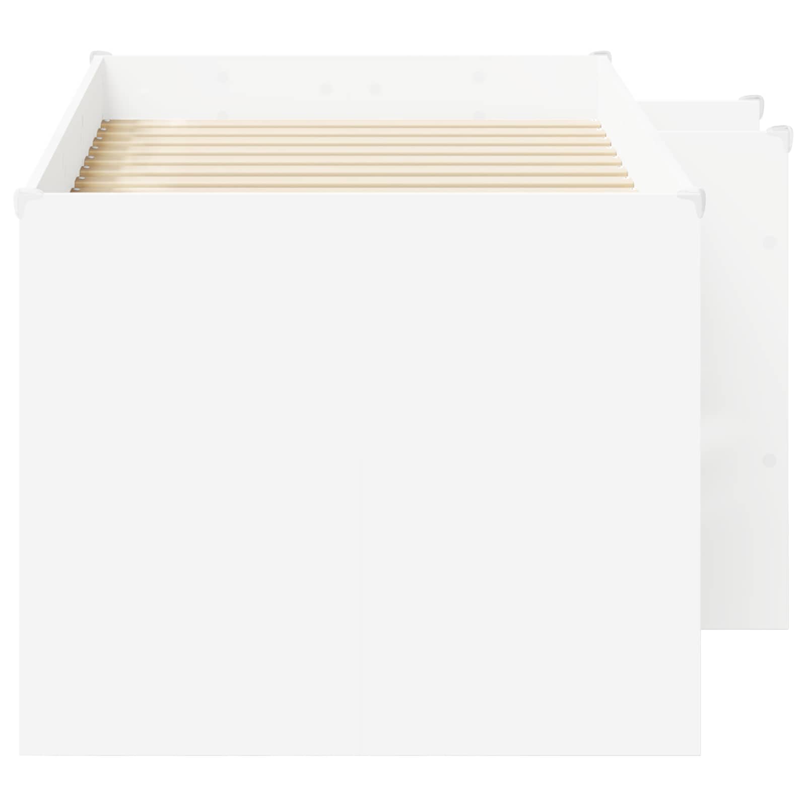 Dětská vysoká postel 2 pcs Bílá 163 x 101,1 x 68,5 cm - obrázek 4