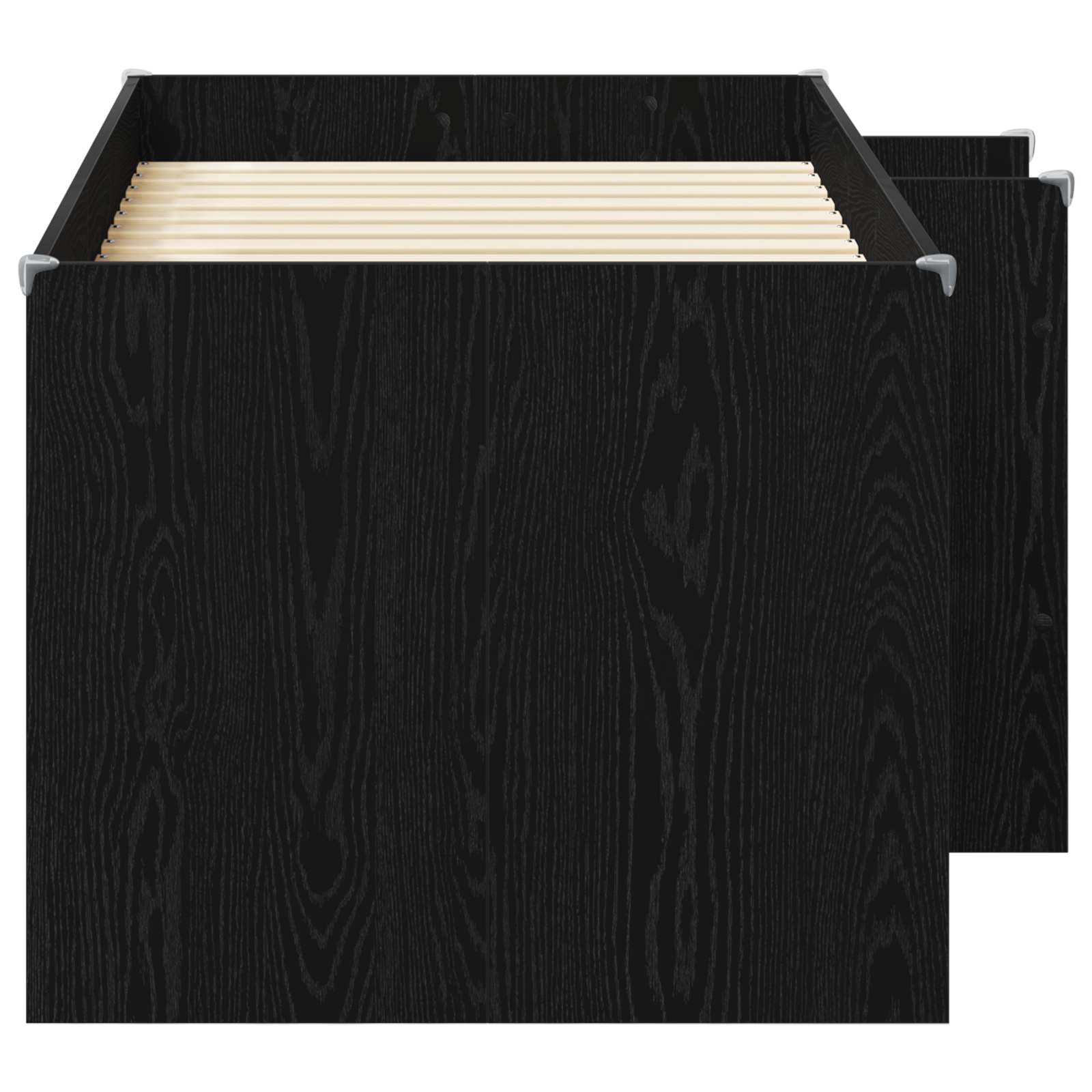 Dětská vysoká postel 2 pcs Černý dub 163 x 101,1 x 68,5 cm - obrázek 4