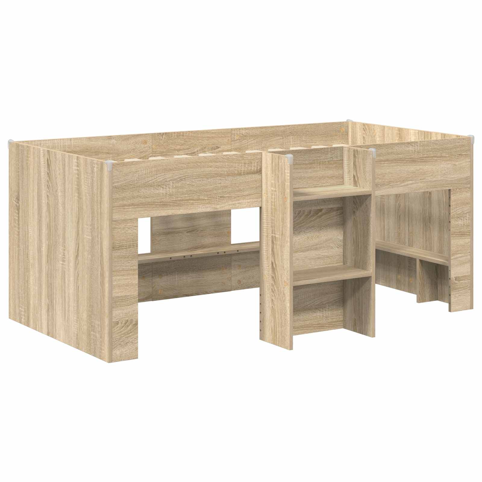 Dětská vysoká postel 2 pcs Sonoma 163 x 101,1 x 68,5 cm - obrázek 3
