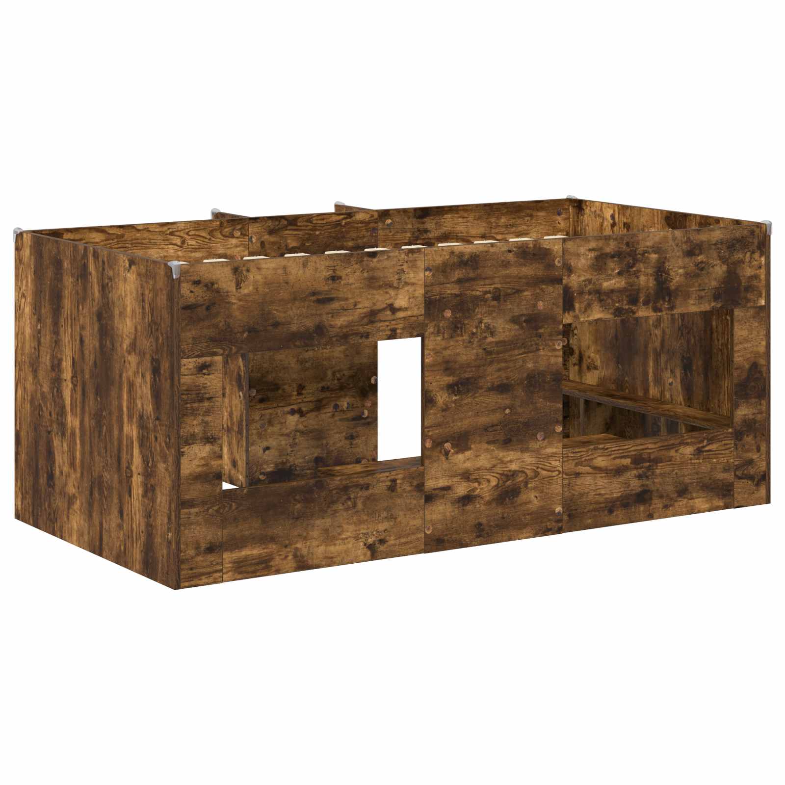 Dětská vysoká postel 2 pcs Kouřový dub 163 x 101,1 x 68,5 cm - obrázek 5