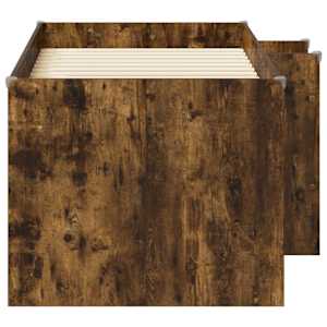 Dětská vysoká postel 2 pcs Kouřový dub 163 x 101,1 x 68,5 cm - obrázek 4
