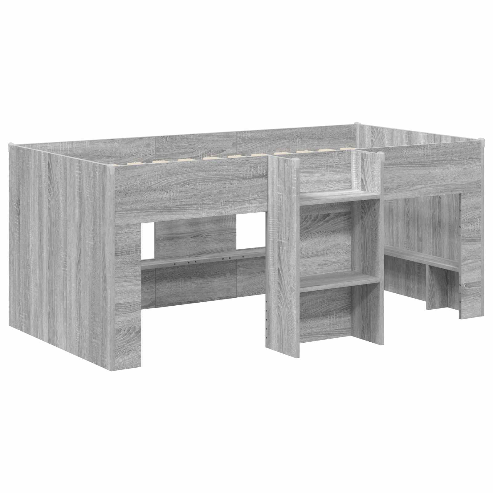 Dětská vysoká postel 2 pcs Šedý Sonoma 163 x 101,1 x 68,5 cm - obrázek 3