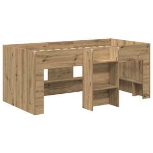 Dětská vysoká postel 2 pcs Dub artisan 163 x 101,1 x 68,5 cm - obrázek 3