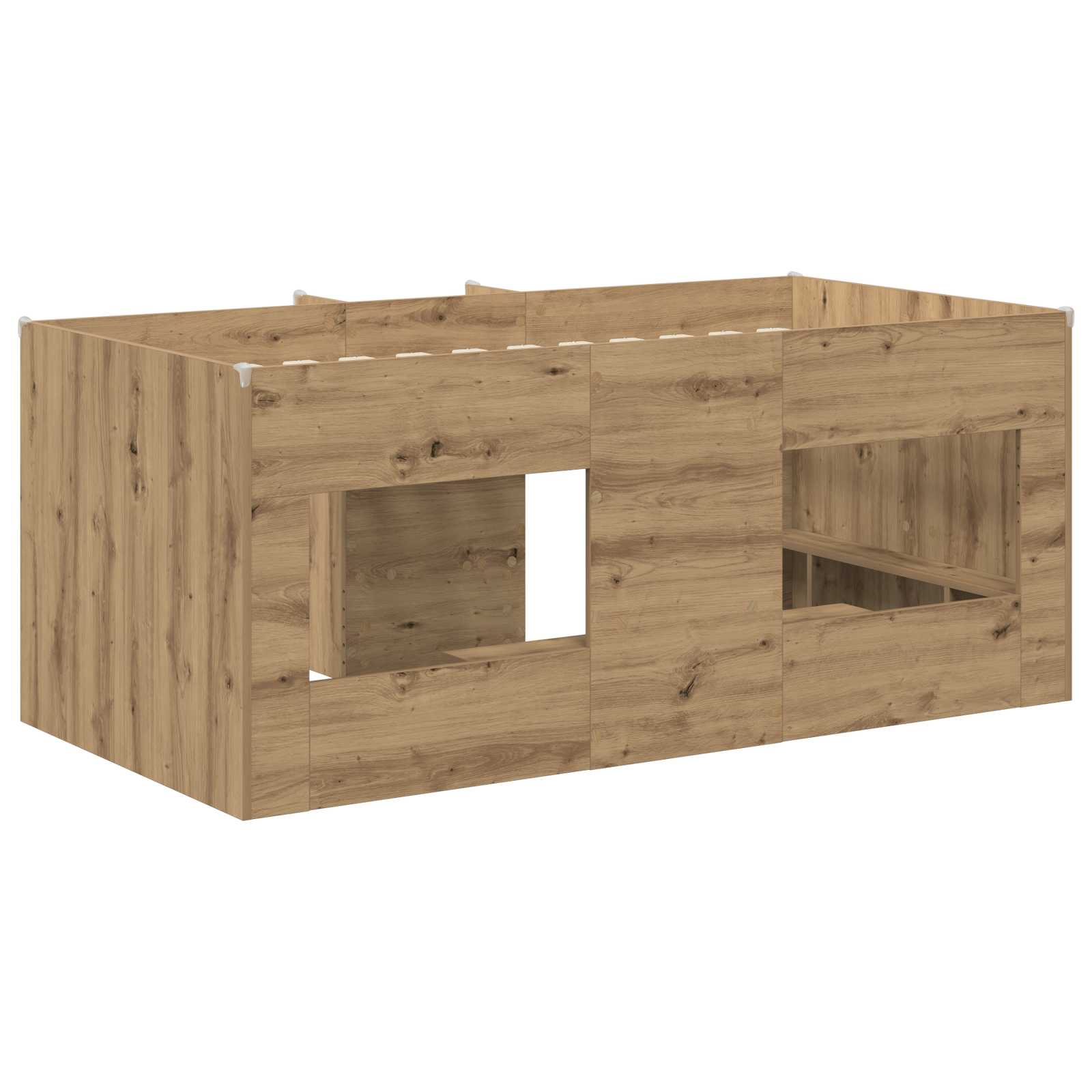 Dětská vysoká postel 2 pcs Dub artisan 163 x 101,1 x 68,5 cm - obrázek 5