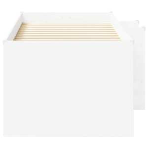 Dětská vysoká postel 2 pcs Bílá 90 x 190 cm Kompozitní dřevo - obrázek 4