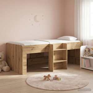 Dětská vysoká postel 2 pcs Dub artisan 193 x 96,1 x 68,5 cm - obrázek 1