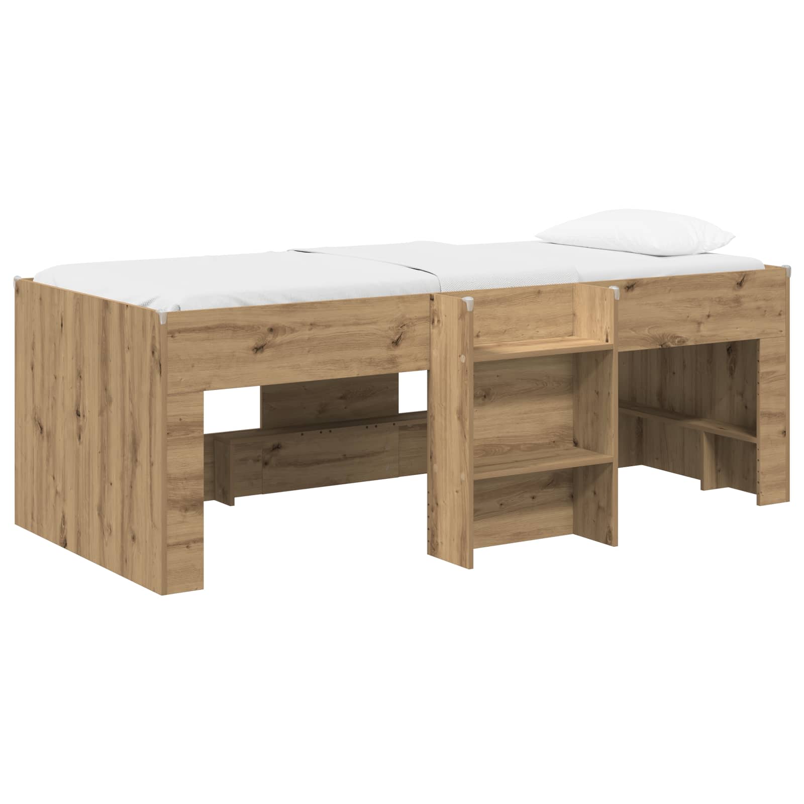 Dětská vysoká postel 2 pcs Dub artisan 193 x 96,1 x 68,5 cm - obrázek 2