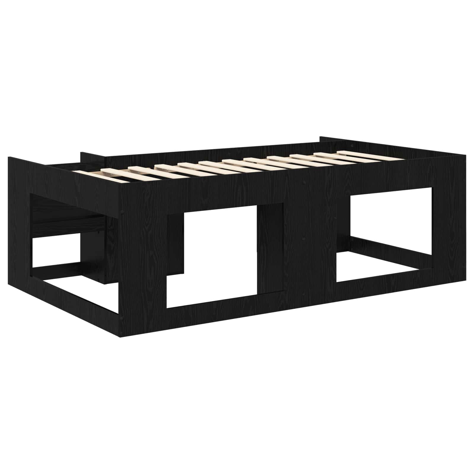Dětská postel s úložným prostorem Černý dub 75 x 190 cm - obrázek 5