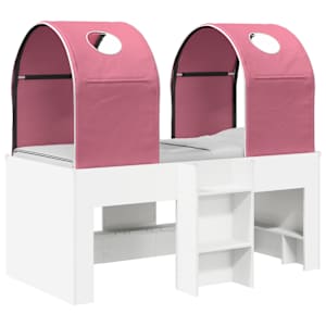 Postel s Tunelem 4 pcs Bílá a růžová Kompozitní dřevo - obrázek 2