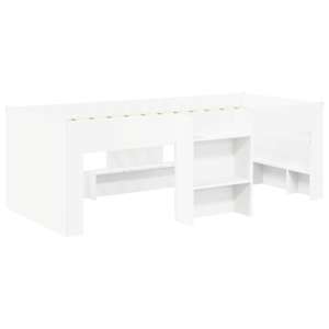 Postel s Tunelem 4 pcs Bílá a modrá Kompozitní dřevo - obrázek 4