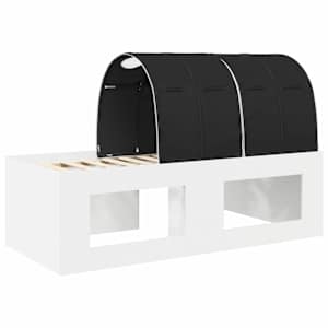 Postel s Tunelem 4 pcs Artisian Dub a Černá Kompozitní dřevo - obrázek 8
