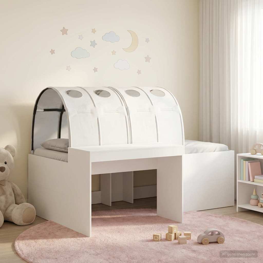 Postel s Tunelem 4 pcs Artisian Dub a Bílá Kompozitní dřevo