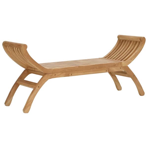 vidaXL Aiapink 2 -Seater 126 cm Tugev teakpuit Naturaalne