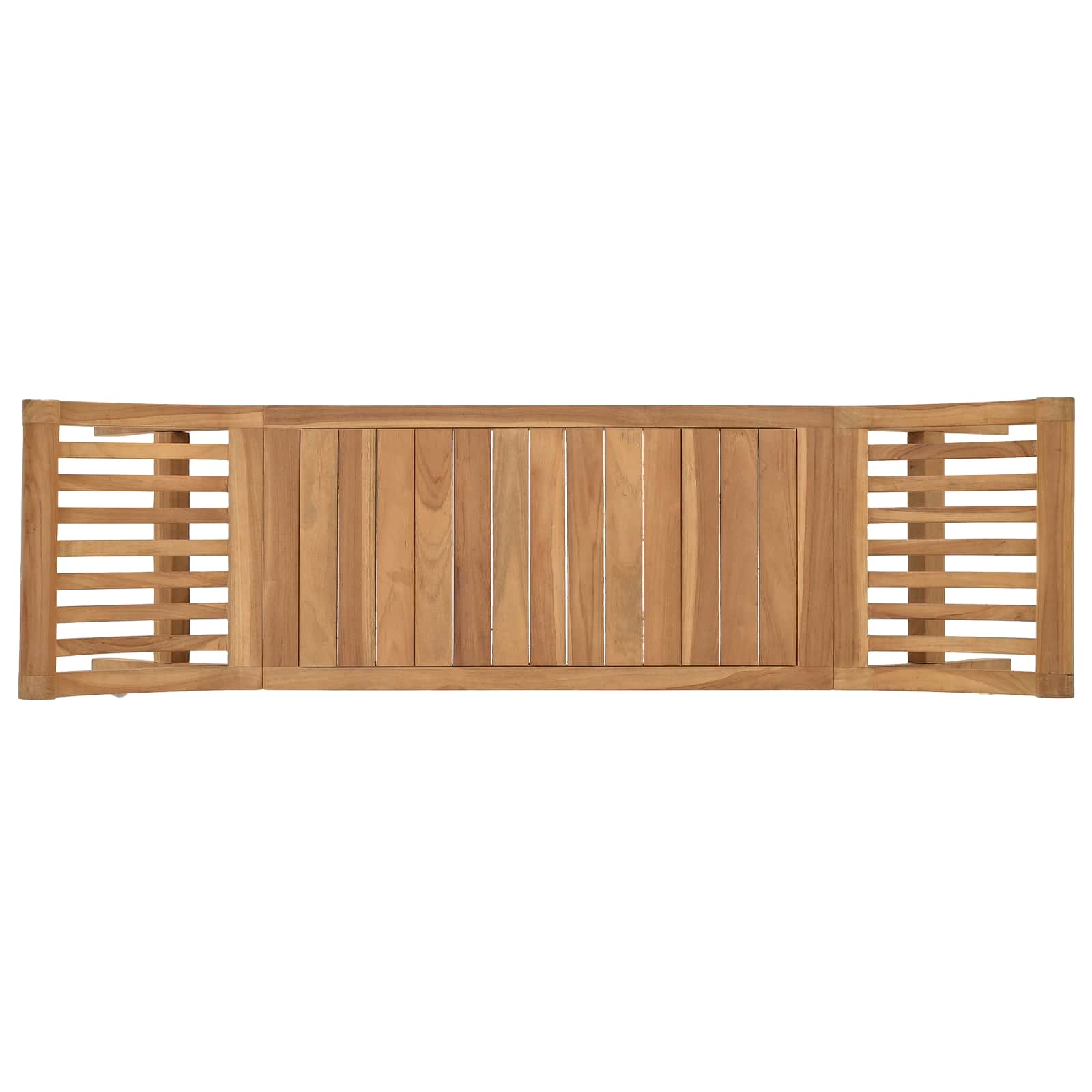 Tuinbank 2-Aantal zitplaatsen 126 cm Massief Teakhout Naturel image 5