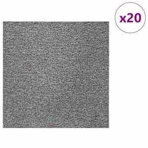 Kobercová dlaždice Hnědá 50 x 50 cm 20 pcs PP a bitumen - obrázek 3