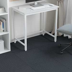 Kobercová dlaždice Modro šedá 50 x 50 cm 20 pcs PP a bitumen - obrázek 4