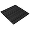 vidaXL Vaipplaat Triibuline Helehall 50 x 50 cm 36 tk PP ja bituumeni