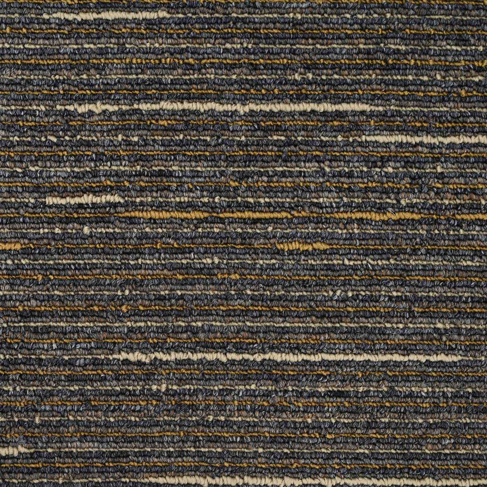 vidaXL Preproga ploščica Črtasta svetlo rjava 50 x 50 cm 36 pcs - slika 7