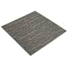 vidaXL Vaipplaat Ribaga Tume Pruun 50 x 50 cm 4 tk PP ja bituumeni
